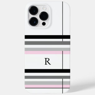 Chic Enkel Rosa Black Grått White Anpassningsbar M