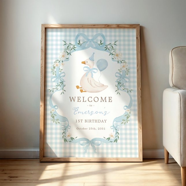 Chic Ett Fånig vill ha blått bubbla på födelsedag Poster (Skapare uppladdad)