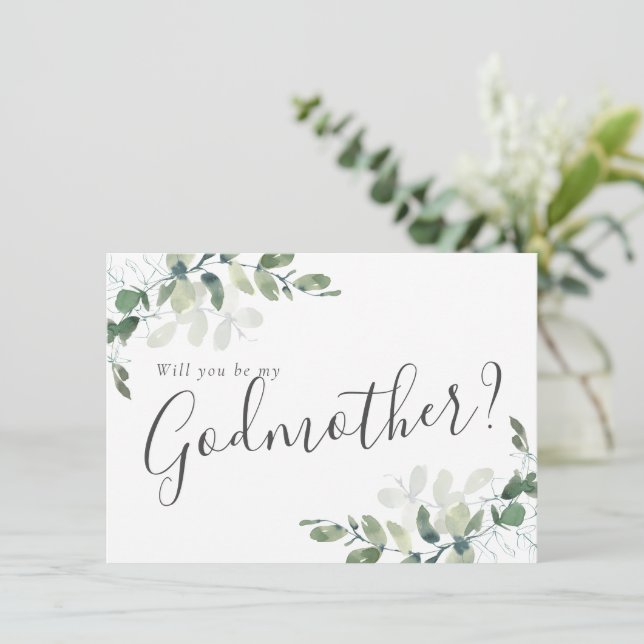 Chic Eucalyptus Godmor Frieri kort (Stående Fram)