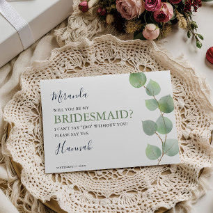 Chic Eucalyptus Greenery, kommer du att bli min Br