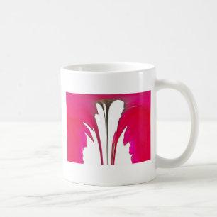 Chic fantastisk Röd ros under vita himlar.png Kaffemugg