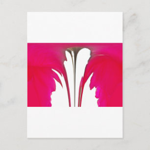 Chic fantastisk Röd ros under vita himlar.png Vykort