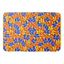 Chic Färg Burst Foliage Mönster Badrumsmatta