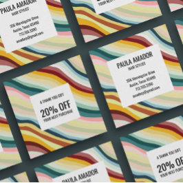 Chic Färgad Vinkar handgjord av Curvy Rabattkort