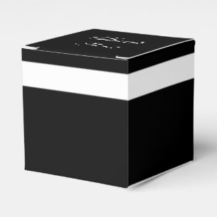 CHIC FAVOR/GIFT BOX_ " tack" BLACK/WHITE Presentaskar