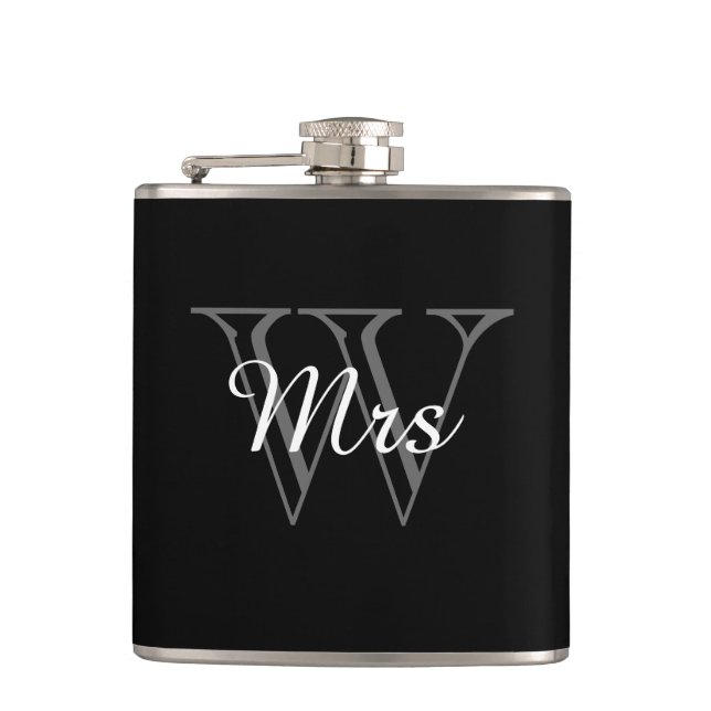 CHIC FLASK_ " Fru" PÅ MONOGRAM Fickplunta (Framsidan)