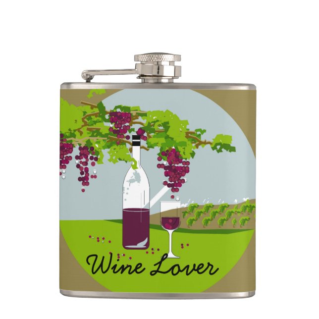 CHIC FLASK_WINE-ÄLSKARE FICKPLUNTA (Framsidan)