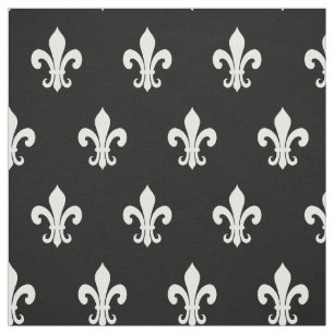 Chic fleur de lis mönster DIY hobby-textilvävnad Tyg