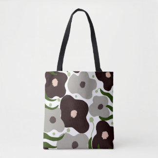 Chic Flowers Tote Bag Tygkasse