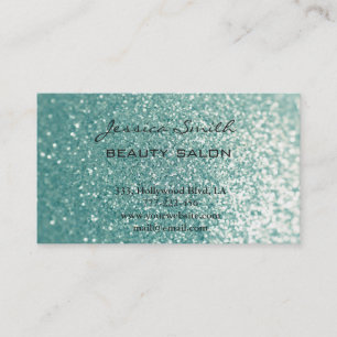 Chic för elegant av avtalad tid, faux glitter tidsbeställning kort