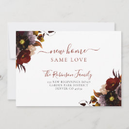 Chic för elegant av vattenfärgsblommigt flytta meddelande