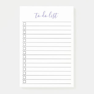 Chic för elegant Snyggt Todo List Handskrift Scrip Post-it Block