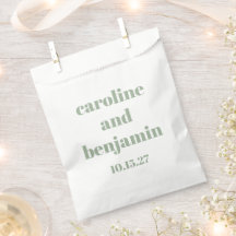 Chic för fetstilt Grönt Modern Bröllop Anpassnings