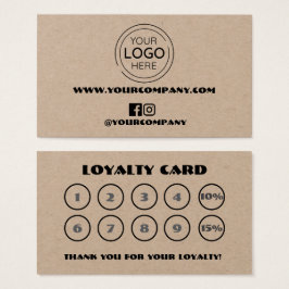 Chic för förmånskort för Business Logotyp Anpassni Visitkort