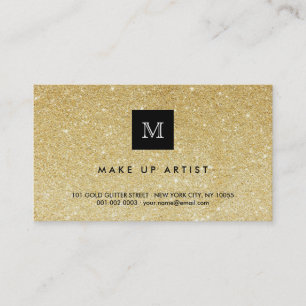 Chic för höft för guld- glitterSparkles profile Visitkort