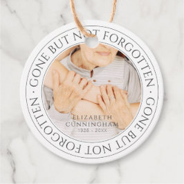 Chic för klassisk Elegant i Memorial-citattecken - Gåvor Etiketter