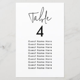 Chic för minsta Elegant för sätesdiagram för Bord