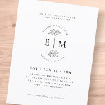 Chic för modern Minimalistisk Elegant i Bröllop en Vykort<br><div class="desc">Består av sans serif- och serif-typografi. Allt mot en ren vit bakgrund. Dessa inslag är moderna,  enkla och chic. Detta är designat av White Papper Birch Co. exklusiv för Zazzle. Finns här: http://www.zazzle.com/store/whitepaperbirch</div>
