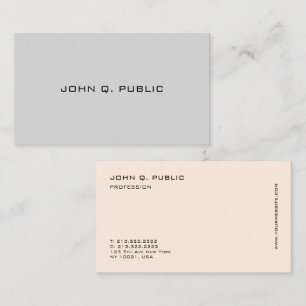 Chic för modern Professionell Elegant Visitkort