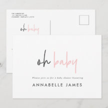 Chic för modern typografi av rosa contemporary