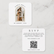 Chic för QR-Online för trippelbågsfoto, Bröllop OS