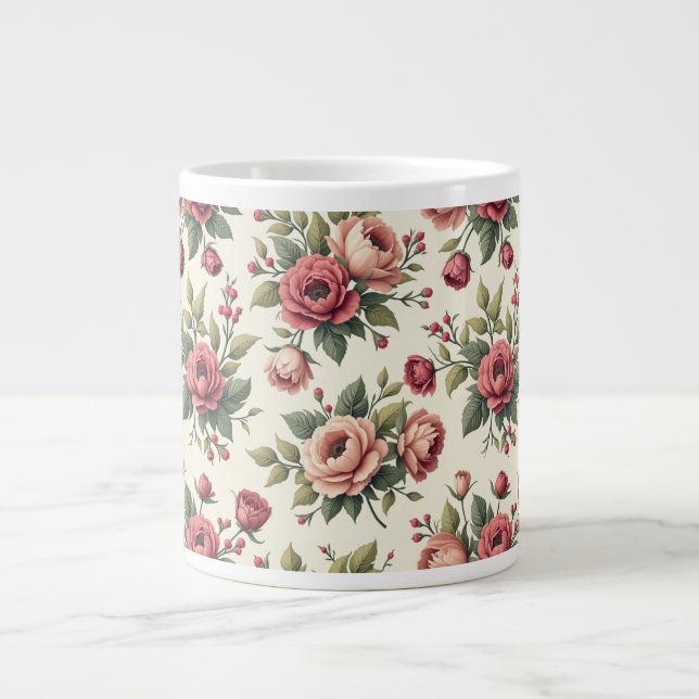 Chic för Vintage av fransk Jumbo Mugg (Framsidan)