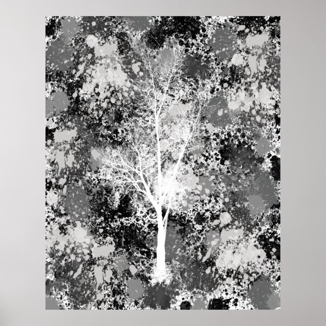 Chic Forest Abstrakt Poster (Framsidan)