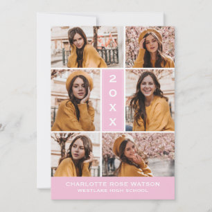 CHIC FOTO COLLAGE STUDENTEN INVITATION INBJUDNINGAR