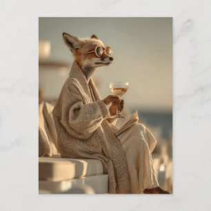 Chic Fox-uppmjukning i Stil Vykort