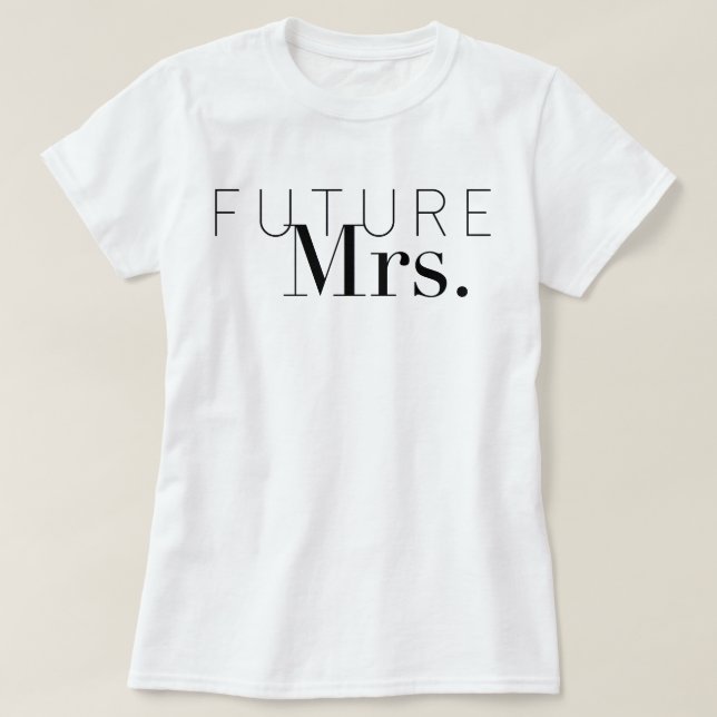 Chic Framtiden fru kommissionär | Översikt T-shirt (Design framsida)