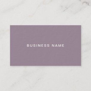 Chic Freehand Script Elegant Company Plain Luxury Visitkort