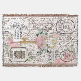 Chic French lettering Vintage key Logo Stamps Filt