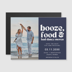 Chic Funny Bröllop Photo Save Date