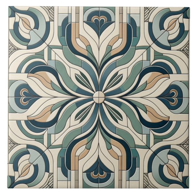 Chic Geometric Harmony Kakelplatta (Framsidan)