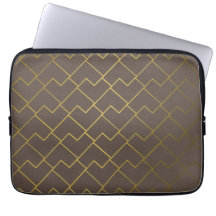 Chic geometrisk gyllene kaffe chokladbrun