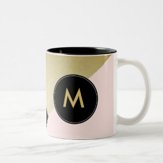 Chic geometrisk mönsterkaffemugg - kopp