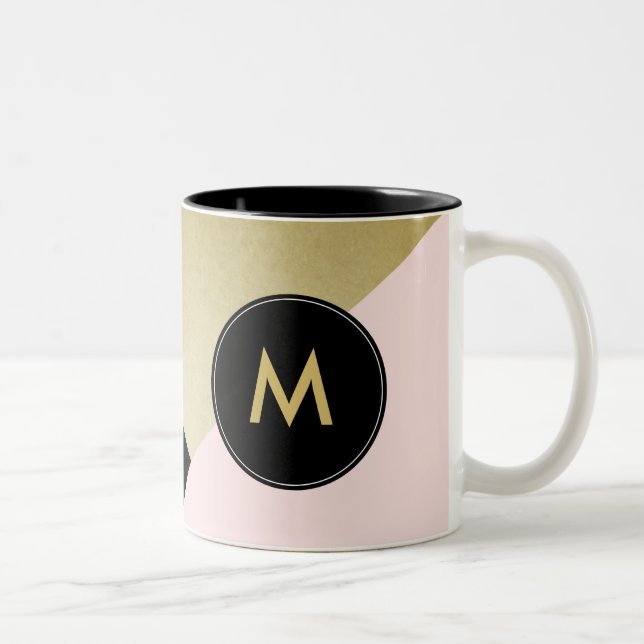 Chic geometrisk mönsterkaffemugg - kopp (Höger)