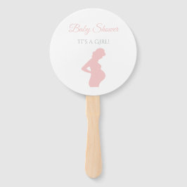 Chic Girl Baby Shower Pregnant Woman Baby Bump