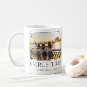 Chic Girls Resa Flickor helg Anpassningsbar Phot Kaffemugg