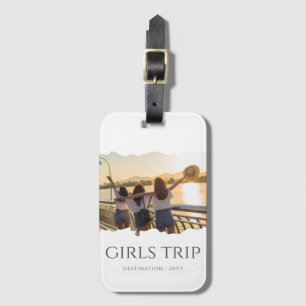 Chic Girls Resa Flickor helg Photo Bagagebricka