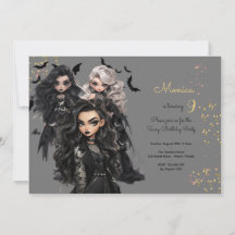 Chic Glam gothys skrämmande födelsedagsfest