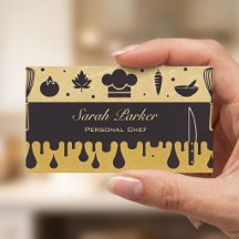 Chic glam Personlig kock Catering Guld