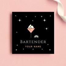Chic Glamous Bartender Night Gnistra Klubb Pub