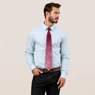 Chic glamous red burgundy glitter ombre bröllop slips