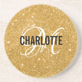 Chic, glitter, namn underlägg