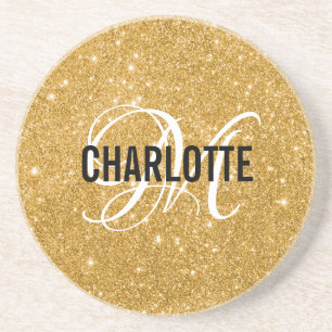 Chic, glitter, namn underlägg