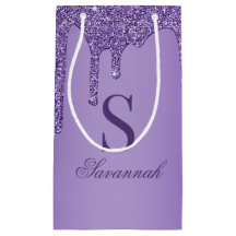 Chic Gnistra Lila Glitter Drives Monogram