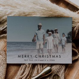 Chic God jul Photo Julkort
