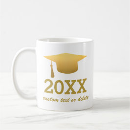 Chic Gold Foil Trendig Studenten Class of 2016 Kaffemugg
