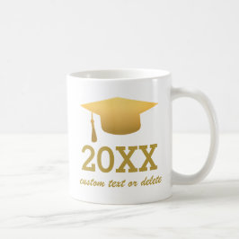 Chic Gold Foil Trendig Studenten Class of 2016 Kaffemugg